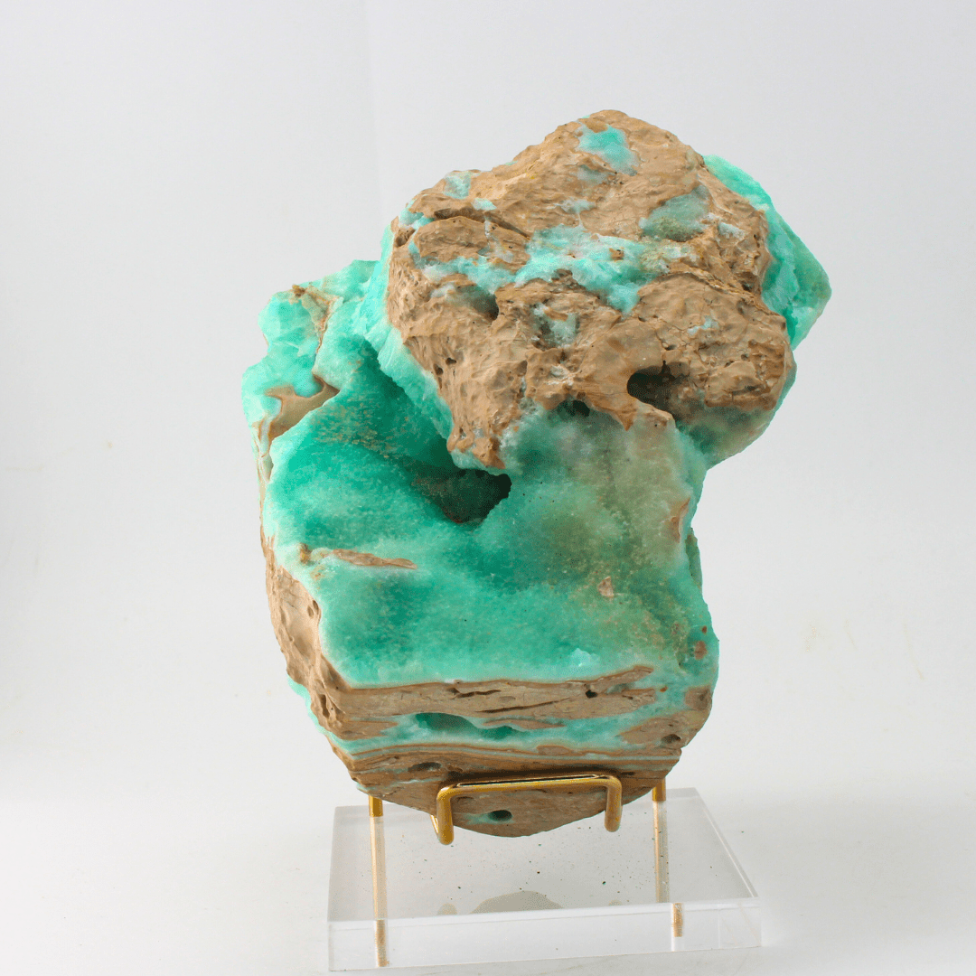 Blue Aragonite Gemstone Fine Mineral Display 1415.3