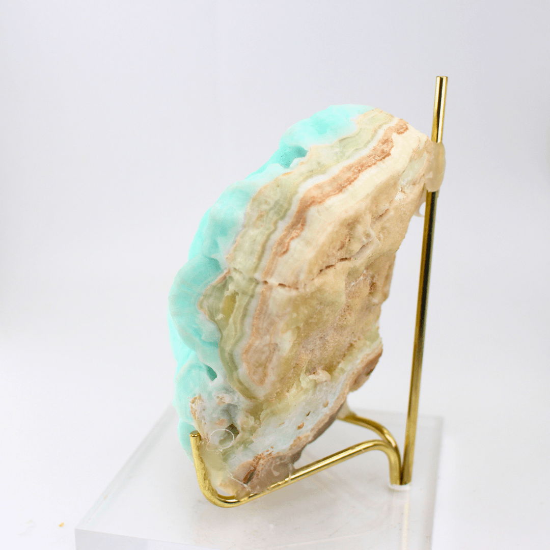 Aragonite Naturally Terminated Gastein Austria 1498 Natural Mineral Specimen Fine Collectable Cabinet Display Piece Geological Interest