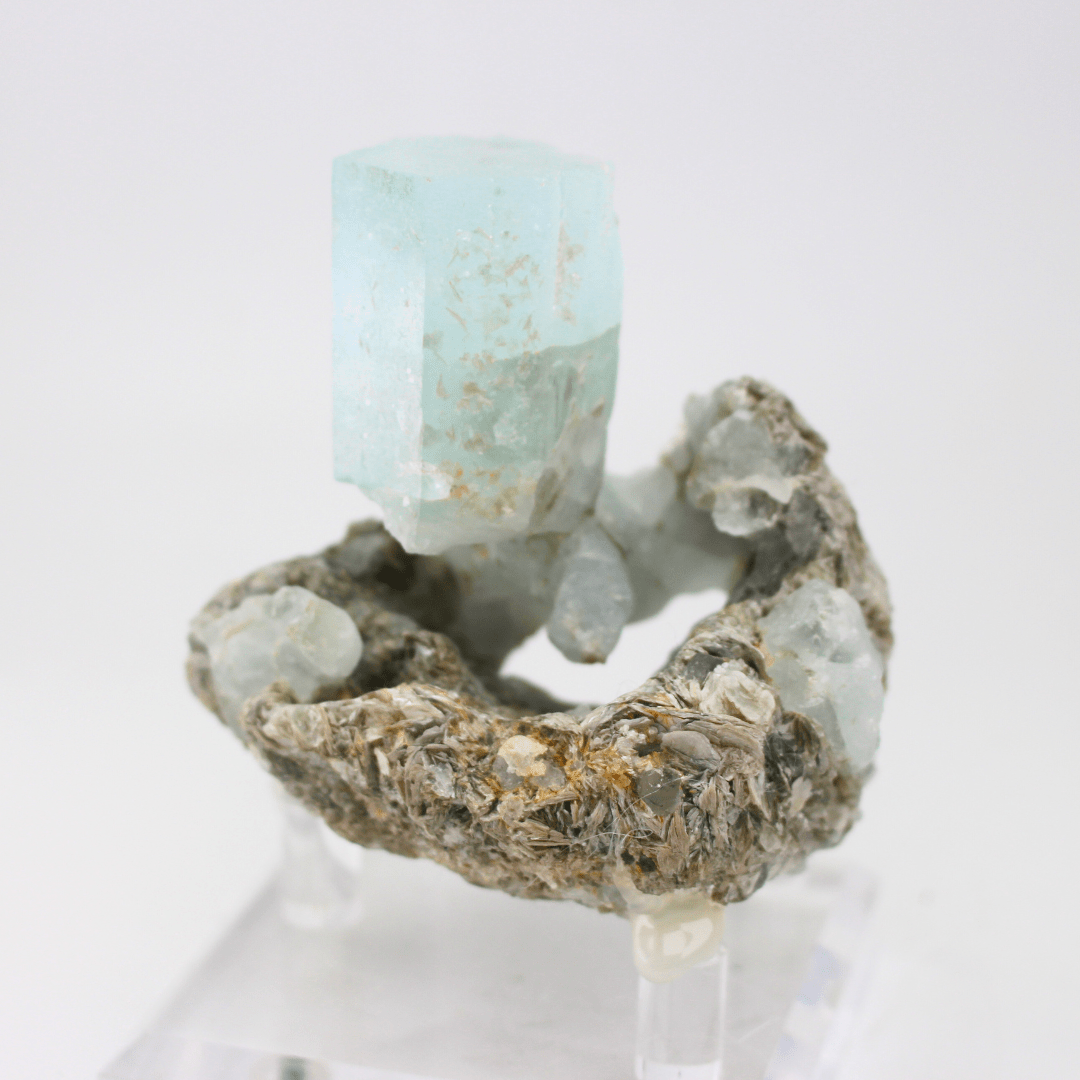 Aquamarine Naturally Terminated Himalayas 348g
