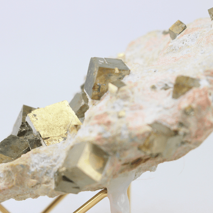 Pyrite On Matrix Naturally Terminated Cubes Navajun Spain 767 Natural Mineral Specimen Fine Collectable Cabinet Display Piece Geological