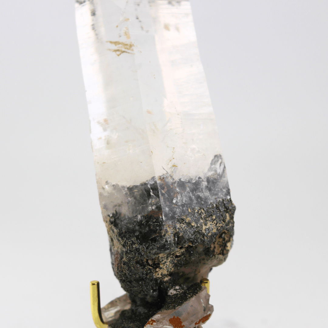 Quartz Chlorite Naturally Terminated Gastein Austria 337 Natural Mineral Specimen Fine Collectable Cabinet Display Piece Geological Interest