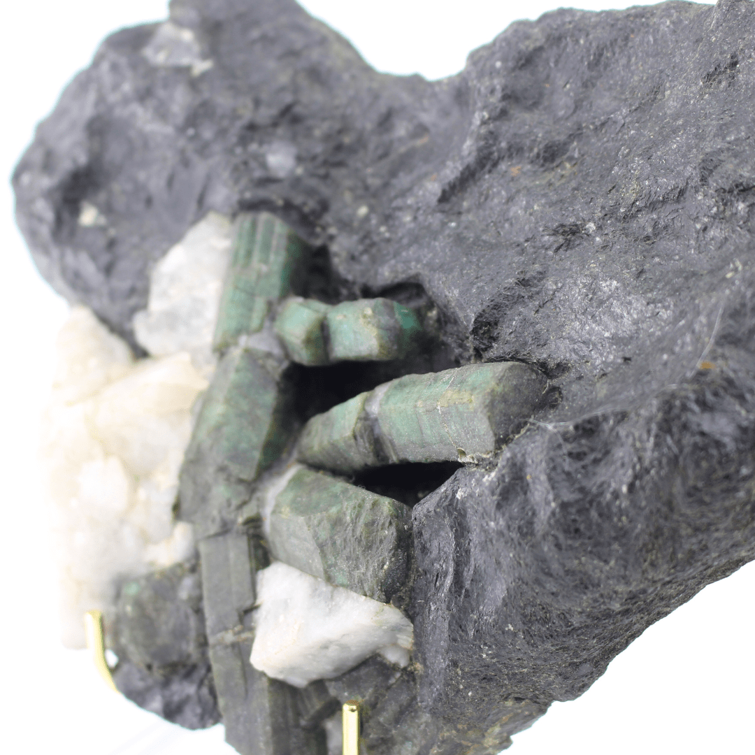 Emerald Matrix Naturally Terminated Mineros Brazil 1217g