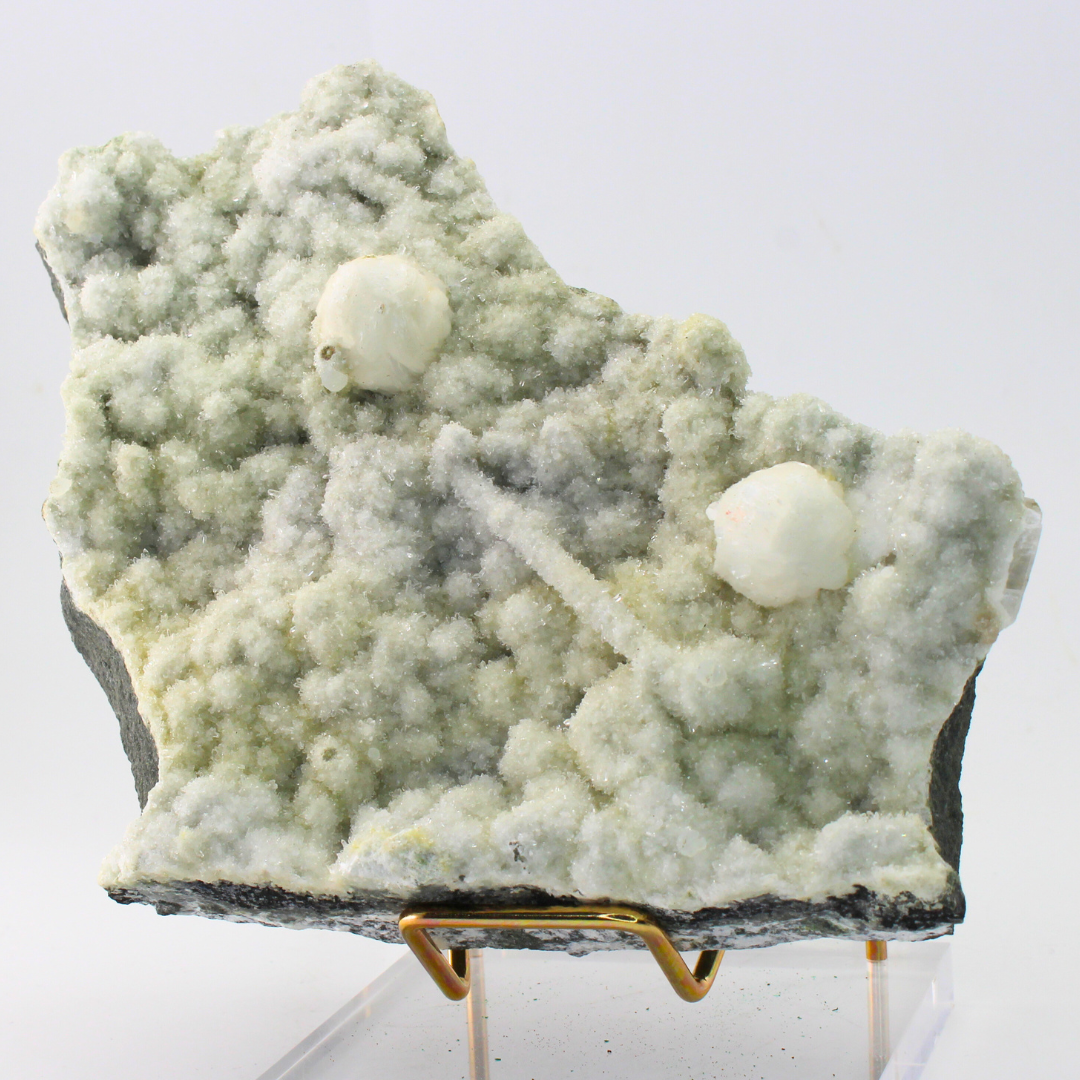 Frosted Chalcedony Naturally Terminated Zambia 826 Natural Mineral Specimen Fine Collectable Cabinet Display Piece Geological Interest