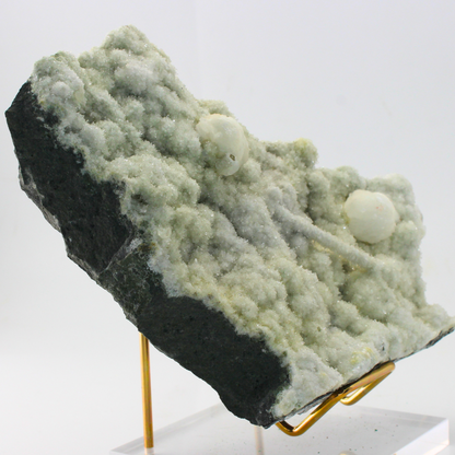 Mattierter Chalzedon, natürlich terminiert, Sambia 826. Natürliches Mineralienexemplar. Feines Sammlerstück für Vitrinen. Geologisches Interesse.