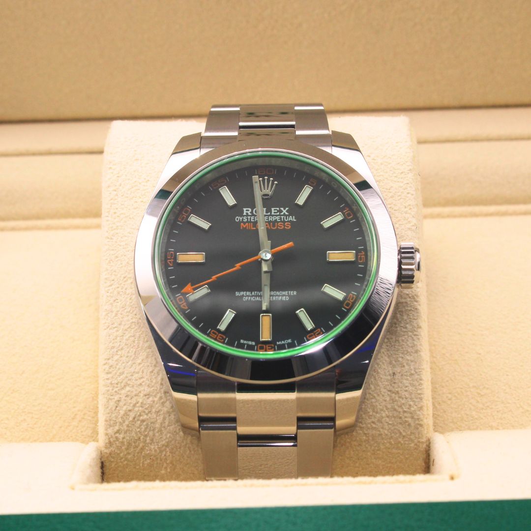 Rolex Milgauss 116400GV Black Dial 2021