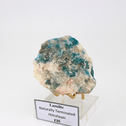 Lazuli-Quarz natürlich aus den Himalaja-Bergen, 194. Natürliches Mineralienexemplar, feines Sammlerstück, für die Vitrine, von geologischem Interesse