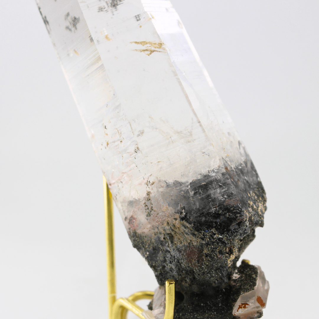 Quartz Chlorite Naturally Terminated Gastein Austria 337 Natural Mineral Specimen Fine Collectable Cabinet Display Piece Geological Interest