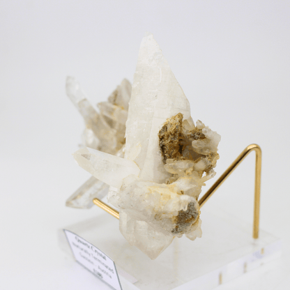 Quarz-Kristall natürlich terminiert Gastein Österreich 317 Naturmineralienmuster Feines Sammlerstück Vitrinenstück Geologisches Interesse