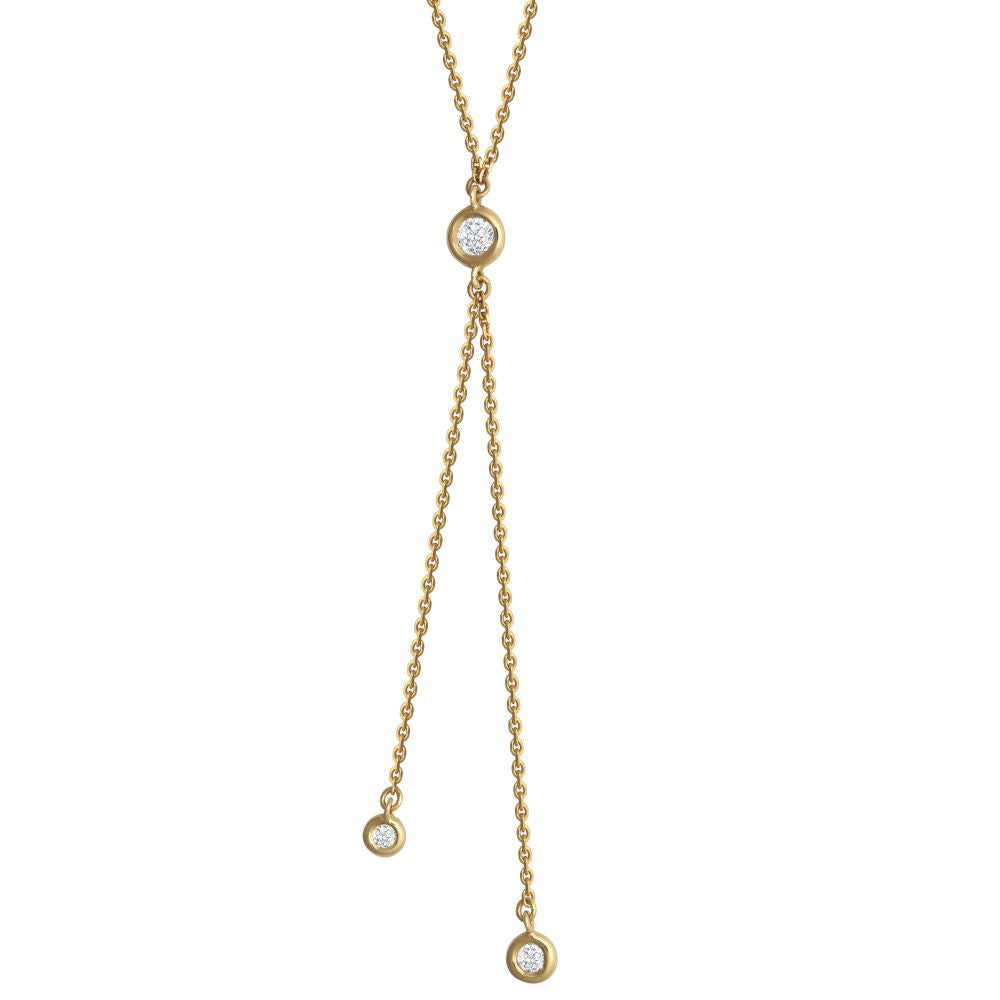 9ct Yellow 0.16ct Natural Diamond Pendant with 16" Chain – Imperial Time