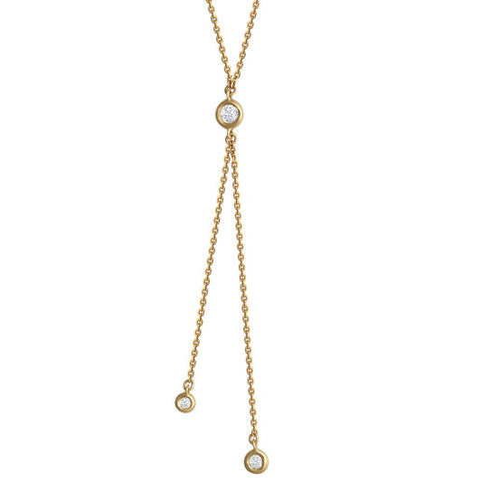 9ct Yellow 0.16ct Natural Diamond Pendant with 16" Chain – Imperial Time