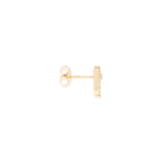 9 Karat Gelbgold 0,16 Karat Moving Diamond Ohrringe