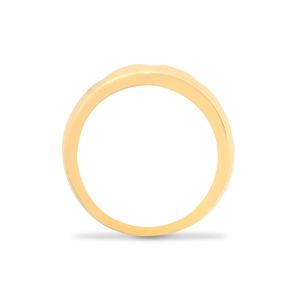 9ct Yellow Gold Natural Diamond 3 Stone Trilogy Ring – product view