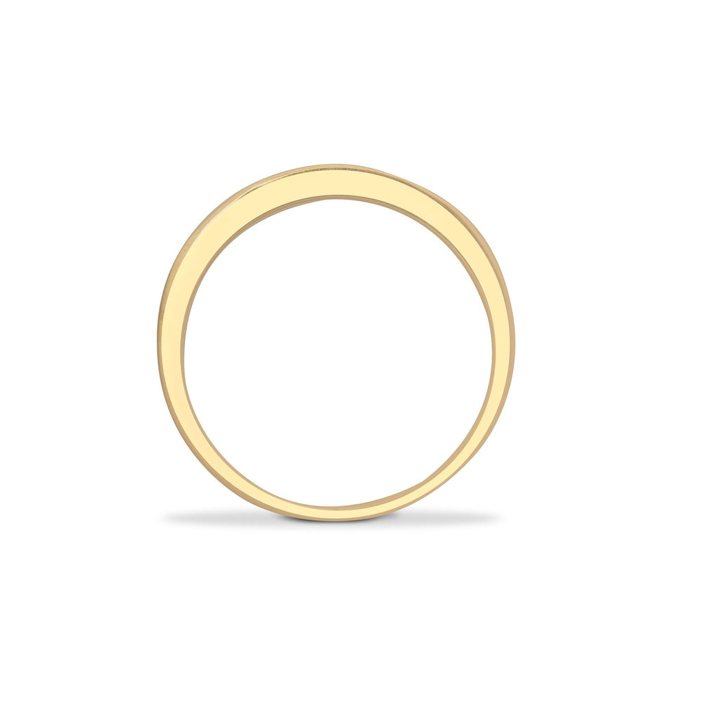 9ct Yellow Gold Natural Diamond Half Eternity Ring (9R024) – product view