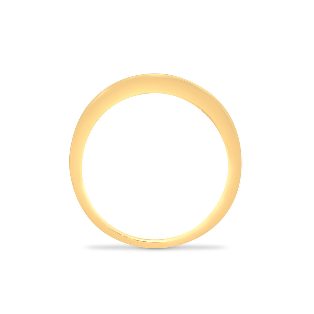 9ct Yellow Gold Natural Diamond 14pts & Ruby 26pts Channel Set Half Eternity Ring (9R032) – product view