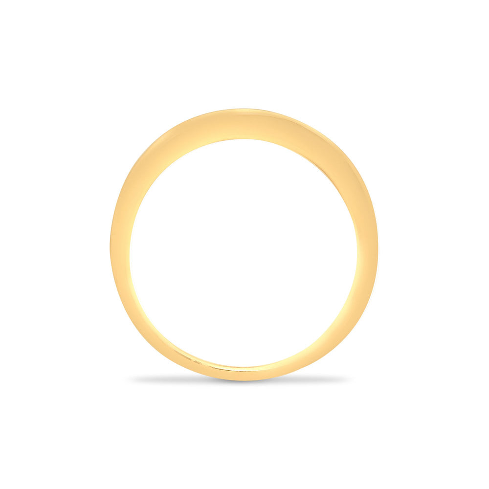 9ct Yellow Gold Natural Diamond 14pts & Sapphire 26pts Channel Set Half Eternity Ring (9R033) – product view