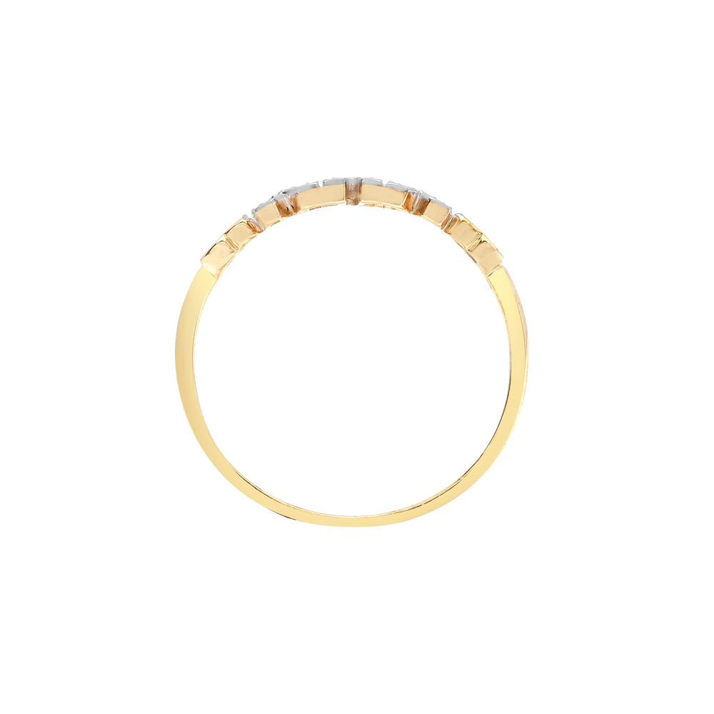 9ct Yellow Gold Natural Diamond 'Mum' Ring (9R535) – product view