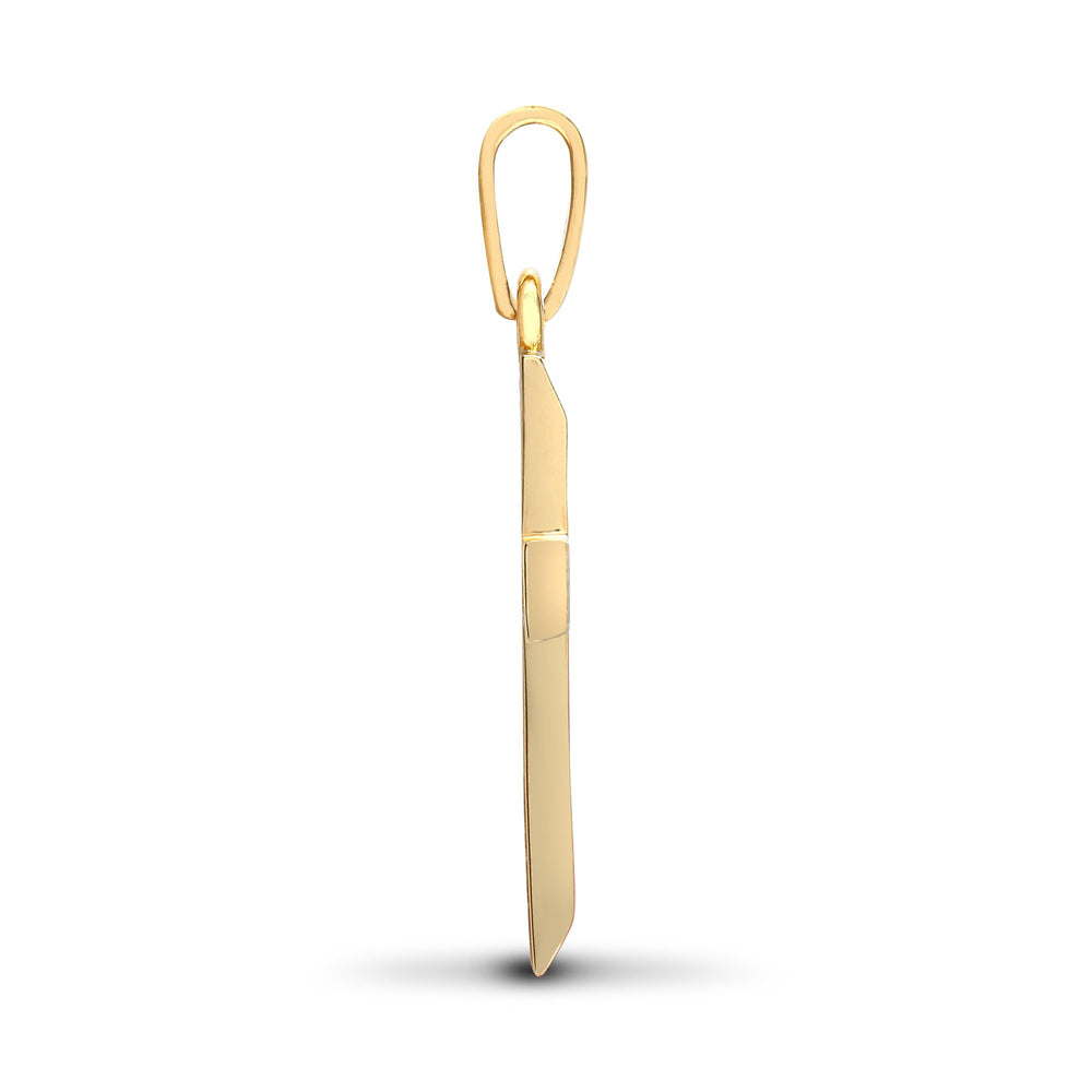 9ct Yellow Gold Natural Diamond Cross – product view