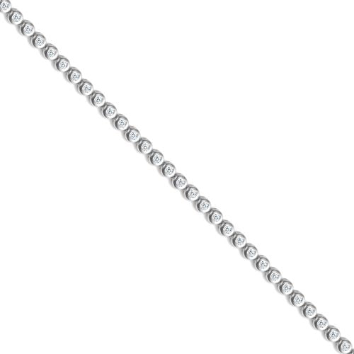 925 Sterling Silver Cubic Zirconia Tennis Bracelet – Imperial Time