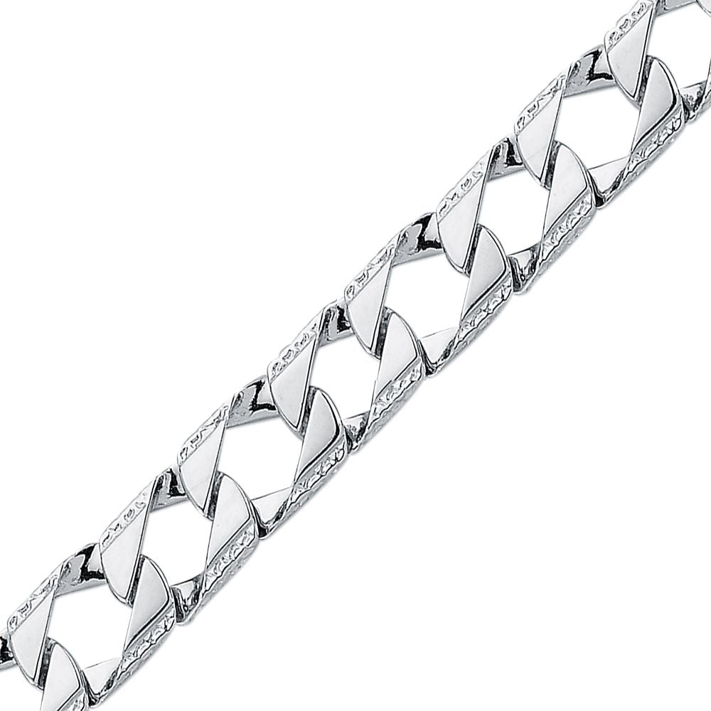 925 Silver Cast Curb Bracelet – Imperial Time