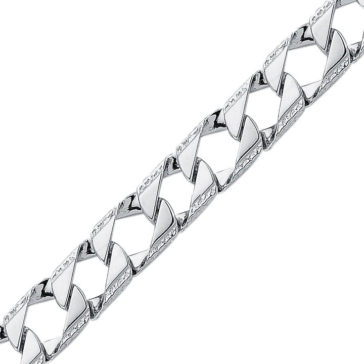 925 Silver Cast Curb Bracelet – Imperial Time