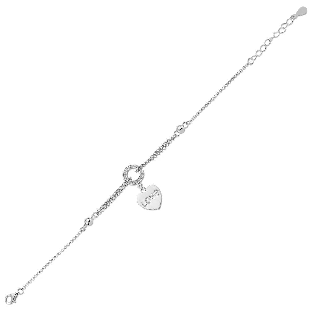 925 Siver Heart bracelet – Imperial Time