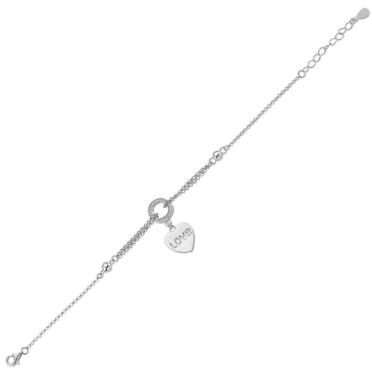 925 Siver Heart bracelet – Imperial Time
