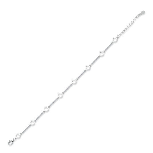 925 Silver Cubic Zirconia Set Bracelet – Imperial Time