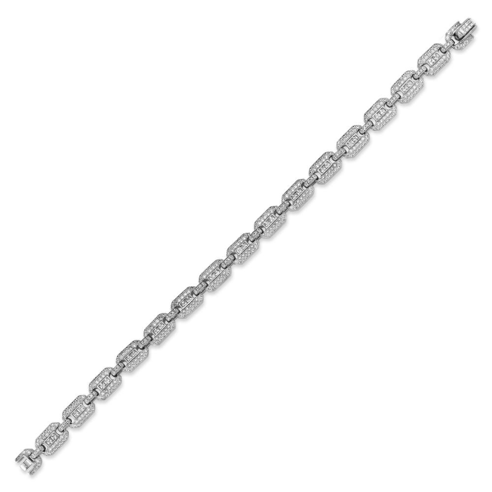 925 Silver Cubic Zirconia Set Bracelet – Imperial Time