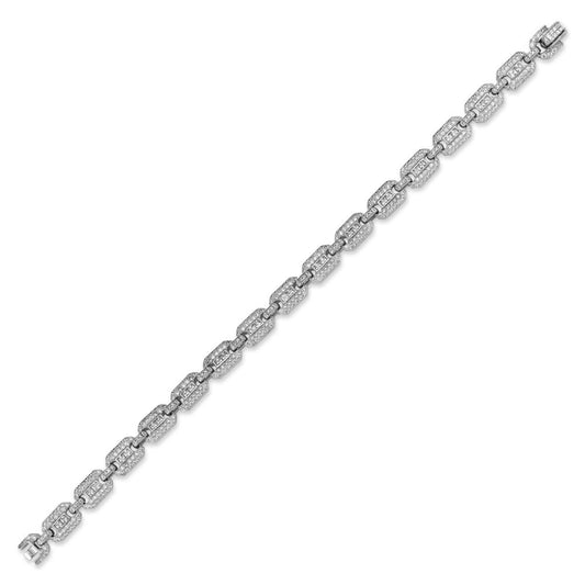 925 Silver Cubic Zirconia Set Bracelet – Imperial Time
