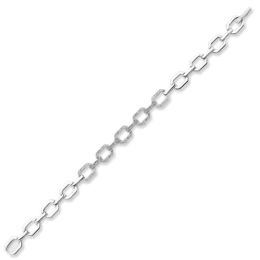 925 Silver Cubic Zirconia Set Bracelet – Imperial Time