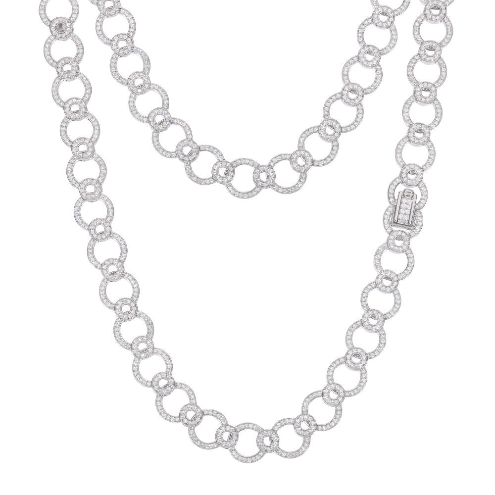 925 Silver Cubic Zirconia Set Collarette – Imperial Time