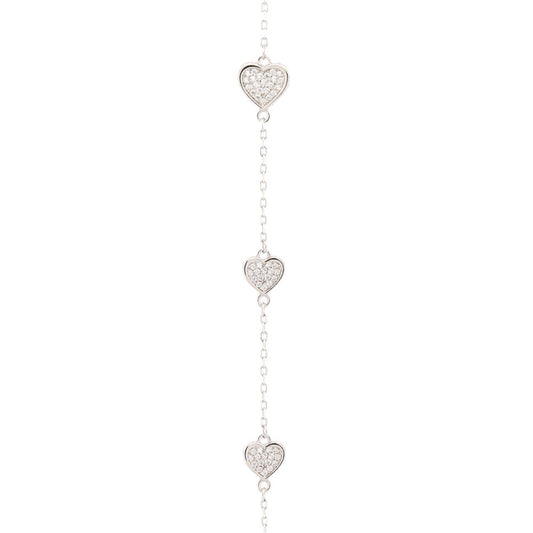 925 Silver Rhodium Plated Cubic Zirconia Set Bracelet – Imperial Time