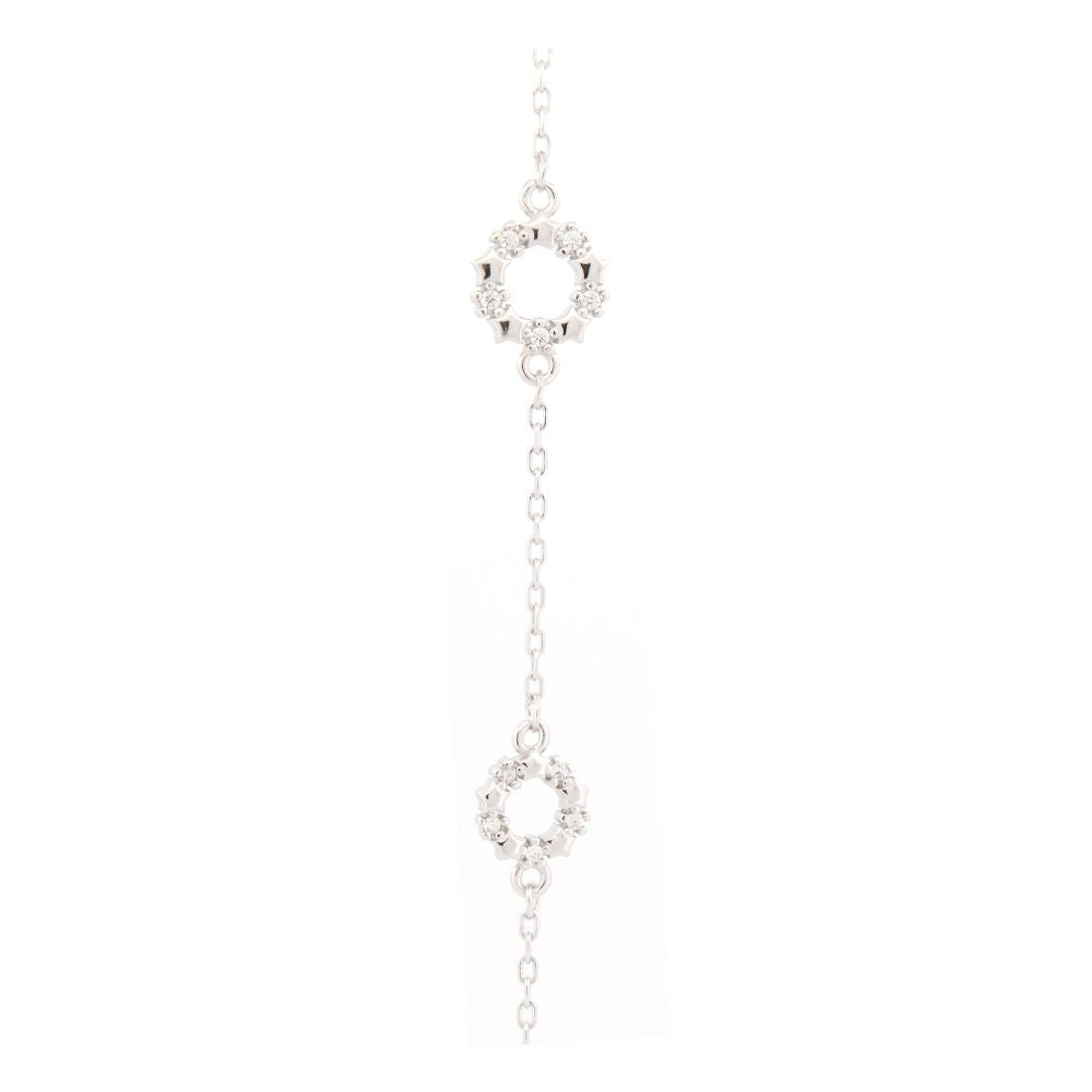 925 Silver Rhodium Plated Cubic Zirconia Set Bracelet – Imperial Time