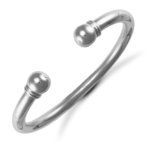 925 Sterling Silver Torque Bangle – Imperial Time