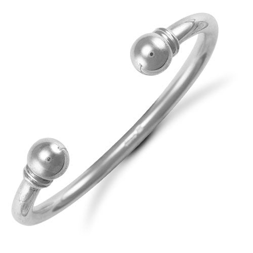 925 Sterling Silver Torque Bangle – Imperial Time