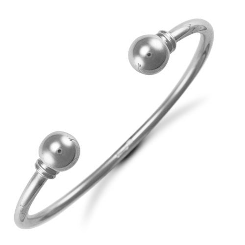 925 Silver Solid Gents Torque Bangle 25.5 grams weight – Imperial Time