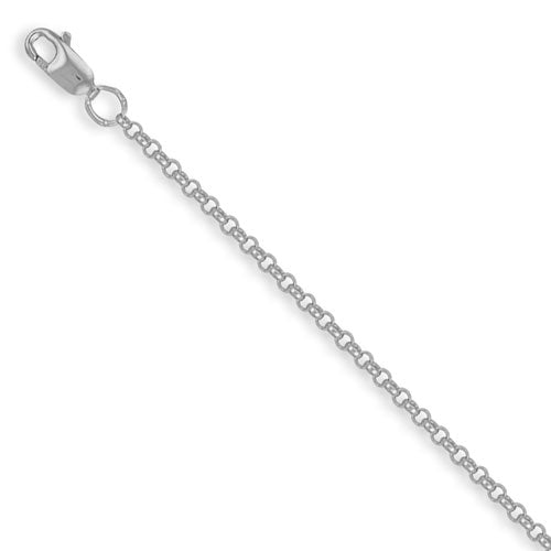 925 Sterling Silver Micro Belcher Necklace