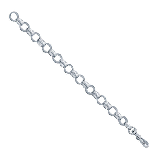 925 Silver Polished Belcher Bracelet – Imperial Time
