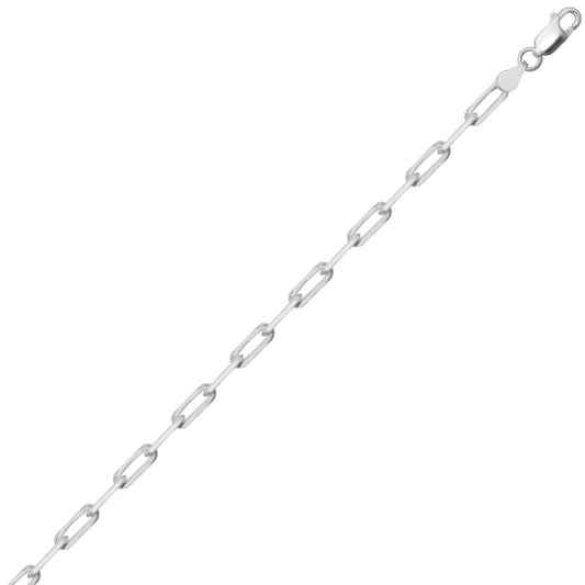925 Silver Paperclip Chain 3.8mm Gauge Chain – Imperial Time
