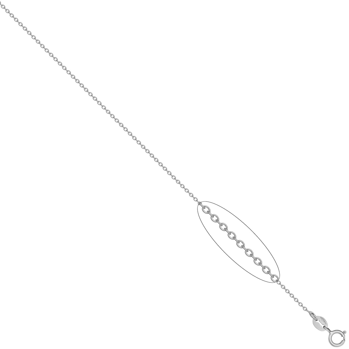 925 Silver Rhodium Plated Rolo Extender Chain – Imperial Time
