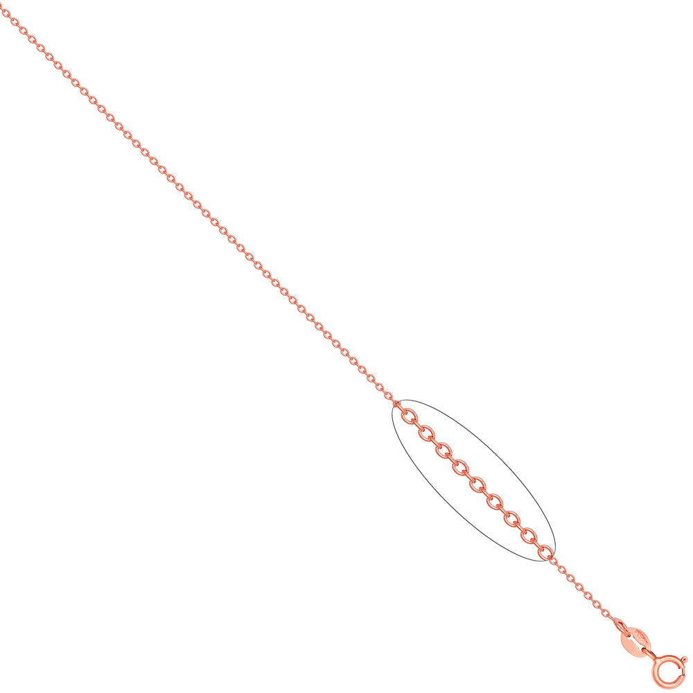 925 Silver Rose Gold Plated Rolo Extender Chain – Imperial Time