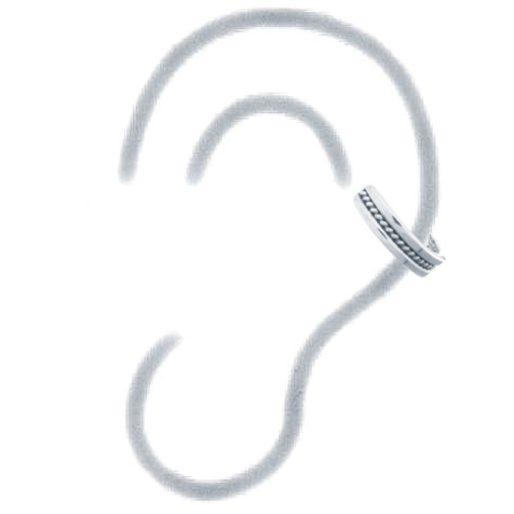 925 Silver Ear Cuff – product view