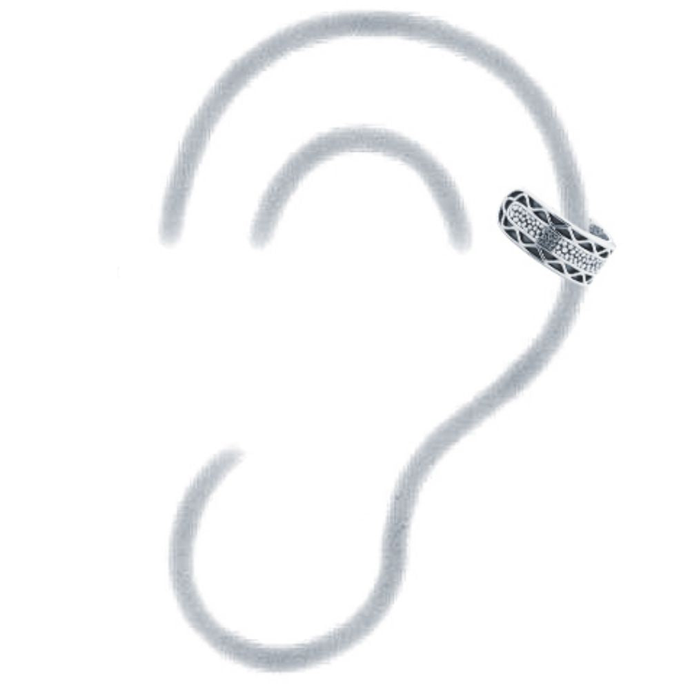 925 Silver Ear Cuff – product view
