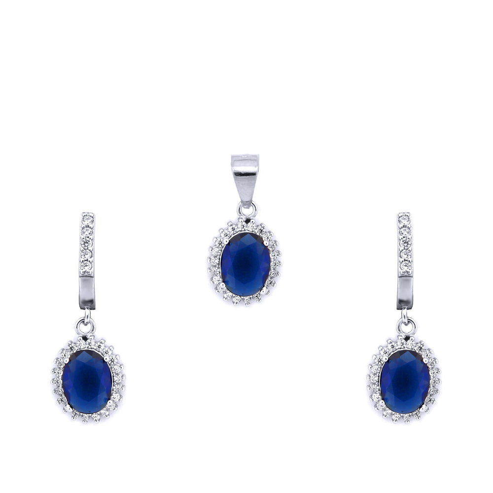 925 Silver Rhodium Plated Cubic Zirconia Princess Kate Style Earrings – Imperial Time