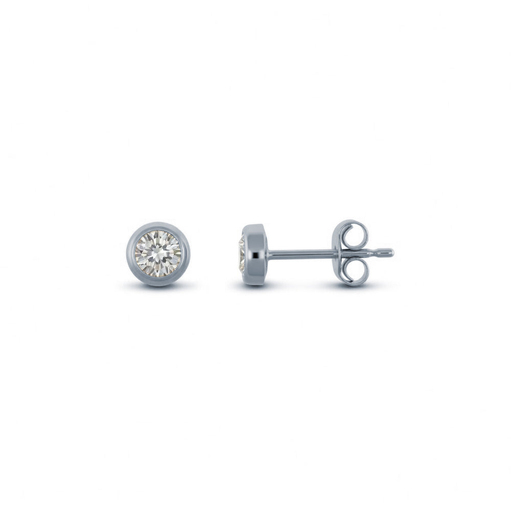 925 Silver 3mm Rub Over Stud Earrings – Imperial Time