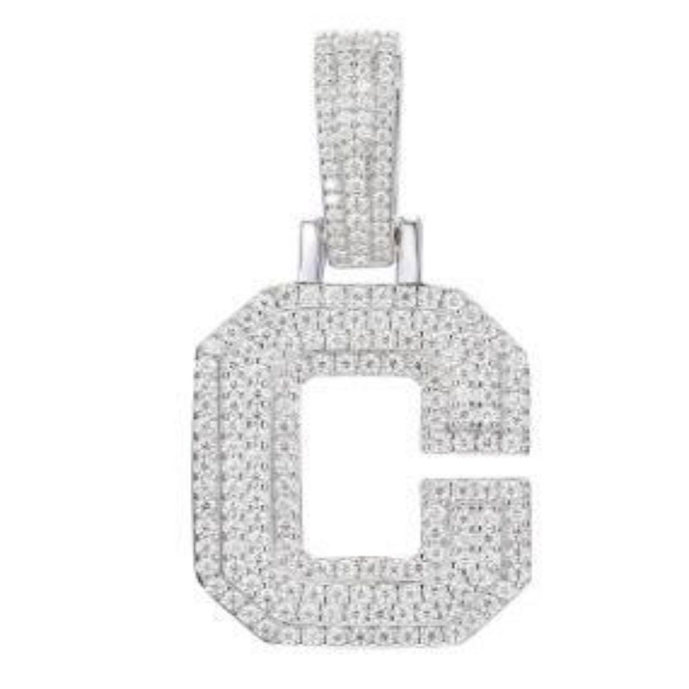 925 Silver Cubic Zirconia Set Initial C – Imperial Time