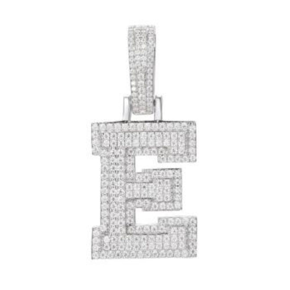 925 Silver Cubic Zirconia Set Initial E – Imperial Time