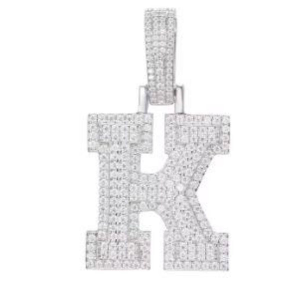 925 Silver Cubic Zirconia Set Initial K – Imperial Time
