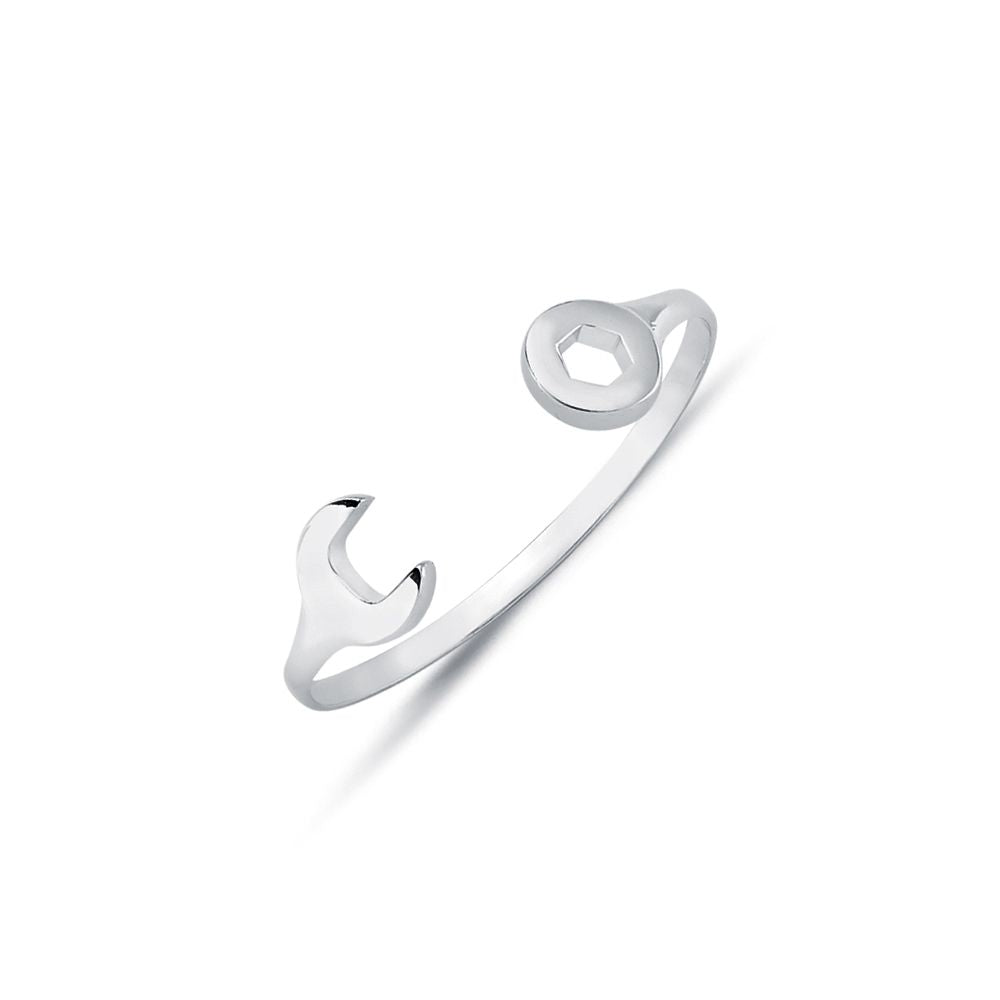 925 Sterling Silver Solid Spanner Baby / Childrens Bangle – Imperial Time