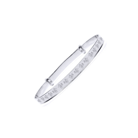 925 Sterling Silver Childrens / baby Expanding Bangle – Imperial Time